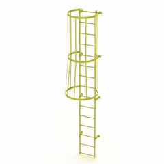 TRI-ARC - Rolling & Wall Mounted Ladders & Platforms Type: Fixed Ladder Style: Safety Cage - Eagle Tool & Supply