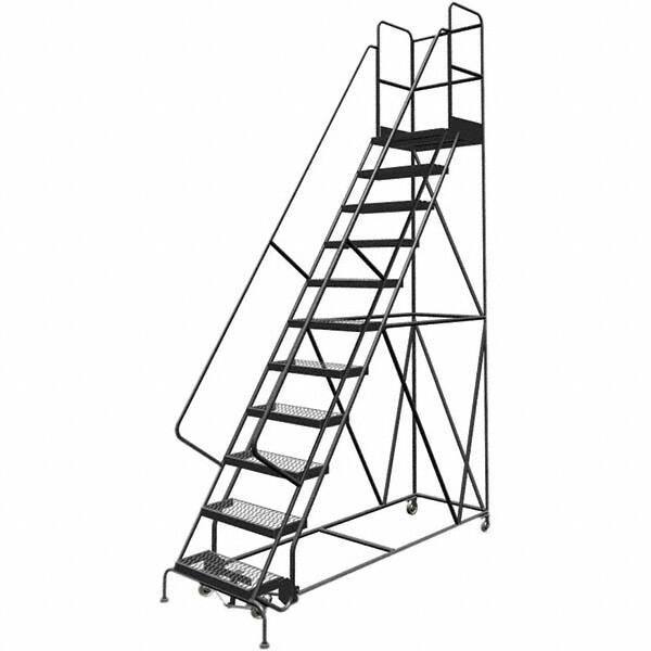 TRI-ARC - Rolling & Wall Mounted Ladders & Platforms Type: Rolling Warehouse Ladder Style: Rolling Platform Ladder - Eagle Tool & Supply