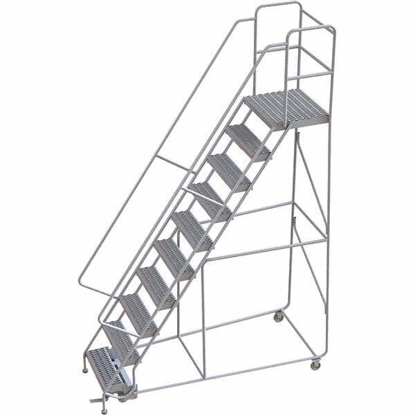TRI-ARC - Rolling & Wall Mounted Ladders & Platforms Type: Rolling Warehouse Ladder Style: Rolling Safety Ladder - Eagle Tool & Supply
