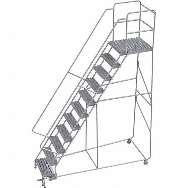 TRI-ARC - Rolling & Wall Mounted Ladders & Platforms Type: Rolling Warehouse Ladder Style: Rolling Safety Ladder - Eagle Tool & Supply