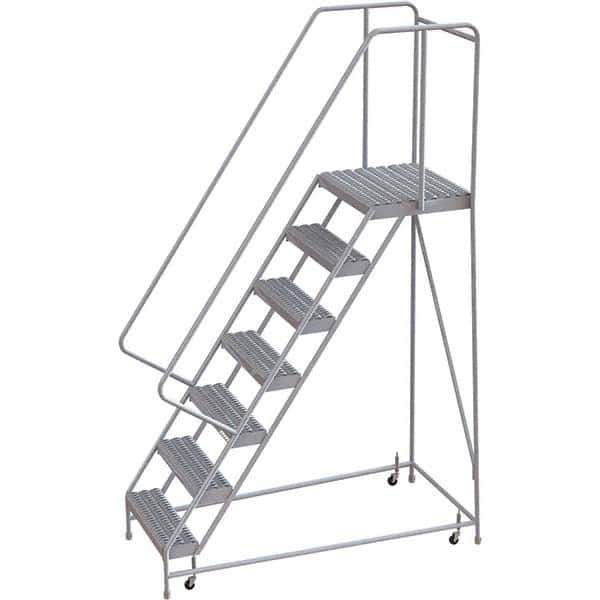 TRI-ARC - Rolling & Wall Mounted Ladders & Platforms Type: Rolling Warehouse Ladder Style: Rolling Safety Ladder - Eagle Tool & Supply