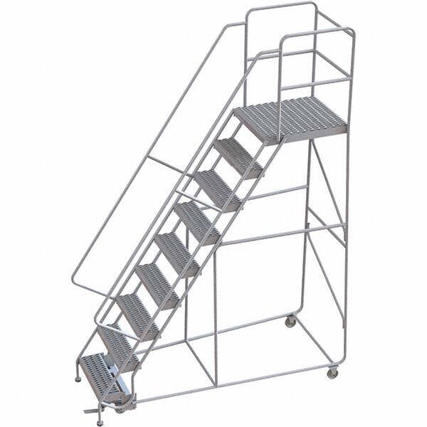 TRI-ARC - Rolling & Wall Mounted Ladders & Platforms Type: Rolling Warehouse Ladder Style: Rolling Safety Ladder - Eagle Tool & Supply