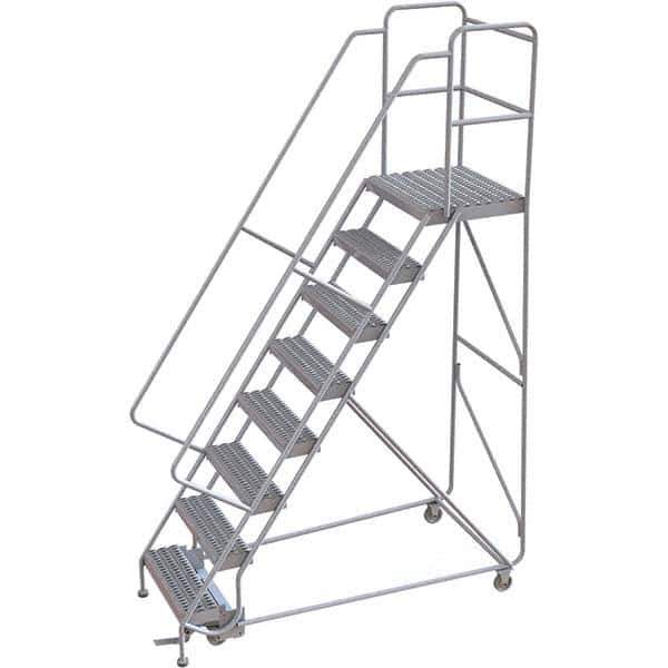 TRI-ARC - Rolling & Wall Mounted Ladders & Platforms Type: Rolling Warehouse Ladder Style: Rolling Safety Ladder - Eagle Tool & Supply
