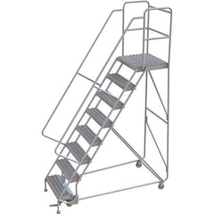 TRI-ARC - Rolling & Wall Mounted Ladders & Platforms Type: Rolling Warehouse Ladder Style: Rolling Safety Ladder - Eagle Tool & Supply