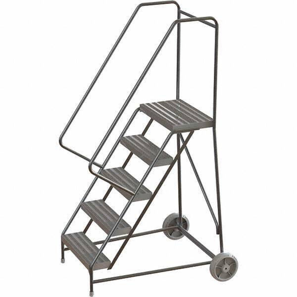 TRI-ARC - Rolling & Wall Mounted Ladders & Platforms Type: Rolling Warehouse Ladder Style: Rolling Safety Ladder - Eagle Tool & Supply