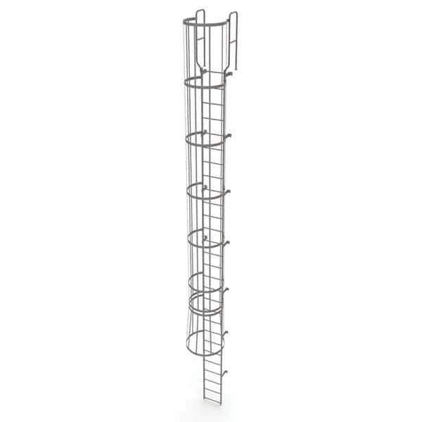 TRI-ARC - Rolling & Wall Mounted Ladders & Platforms Type: Fixed Ladder Style: Safety Cage - Eagle Tool & Supply