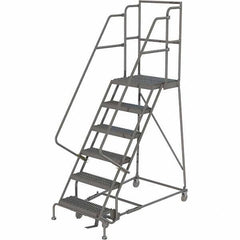 TRI-ARC - Rolling & Wall Mounted Ladders & Platforms Type: Rolling Warehouse Ladder Style: Rolling Platform Ladder - Eagle Tool & Supply