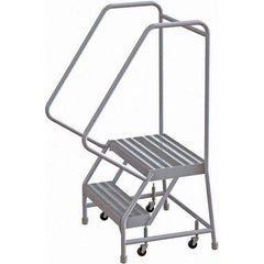 TRI-ARC - Rolling & Wall Mounted Ladders & Platforms Type: Rolling Warehouse Ladder Style: Rolling Safety Ladder - Eagle Tool & Supply