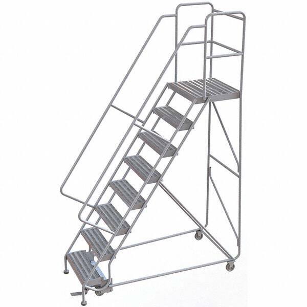 TRI-ARC - Rolling & Wall Mounted Ladders & Platforms Type: Rolling Warehouse Ladder Style: Rolling Safety Ladder - Eagle Tool & Supply