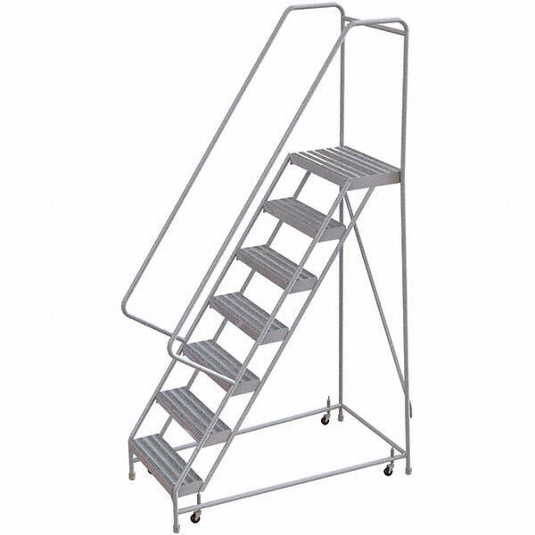 TRI-ARC - Rolling & Wall Mounted Ladders & Platforms Type: Rolling Warehouse Ladder Style: Rolling Safety Ladder - Eagle Tool & Supply