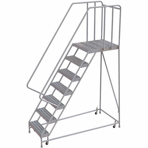 TRI-ARC - Rolling & Wall Mounted Ladders & Platforms Type: Rolling Warehouse Ladder Style: Rolling Safety Ladder - Eagle Tool & Supply