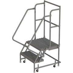 TRI-ARC - Rolling & Wall Mounted Ladders & Platforms Type: Rolling Warehouse Ladder Style: Rolling Platform Ladder - Eagle Tool & Supply