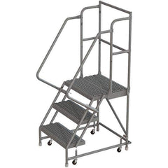 TRI-ARC - Rolling & Wall Mounted Ladders & Platforms Type: Rolling Warehouse Ladder Style: Rolling Platform Ladder - Eagle Tool & Supply