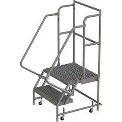 TRI-ARC - Rolling & Wall Mounted Ladders & Platforms Type: Rolling Warehouse Ladder Style: Rolling Platform Ladder - Eagle Tool & Supply