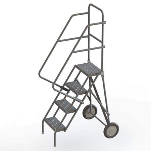 TRI-ARC - Rolling & Wall Mounted Ladders & Platforms Type: Rolling Style: Rolling Platform Ladder - Eagle Tool & Supply