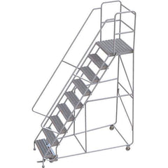 TRI-ARC - Rolling & Wall Mounted Ladders & Platforms Type: Rolling Warehouse Ladder Style: Rolling Safety Ladder - Eagle Tool & Supply