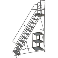 TRI-ARC - Rolling & Wall Mounted Ladders & Platforms Type: Stock-Picking Ladder Style: Rolling Safety Stock Picking Ladder - Eagle Tool & Supply