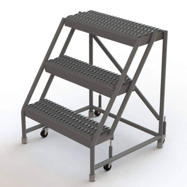 TRI-ARC - Rolling & Wall Mounted Ladders & Platforms Type: Rolling Warehouse Ladder Style: Rolling Platform Ladder - Eagle Tool & Supply