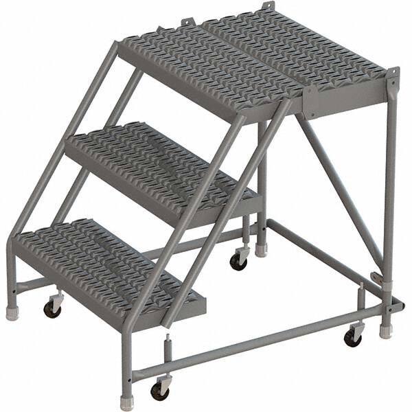 TRI-ARC - Rolling & Wall Mounted Ladders & Platforms Type: Rolling Warehouse Ladder Style: Rolling Platform Ladder - Eagle Tool & Supply