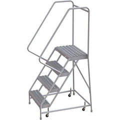 TRI-ARC - Rolling & Wall Mounted Ladders & Platforms Type: Rolling Warehouse Ladder Style: Rolling Safety Ladder - Eagle Tool & Supply