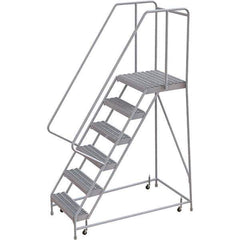 TRI-ARC - Rolling & Wall Mounted Ladders & Platforms Type: Rolling Warehouse Ladder Style: Rolling Safety Ladder - Eagle Tool & Supply
