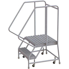 TRI-ARC - Rolling & Wall Mounted Ladders & Platforms Type: Rolling Warehouse Ladder Style: Rolling Safety Ladder - Eagle Tool & Supply