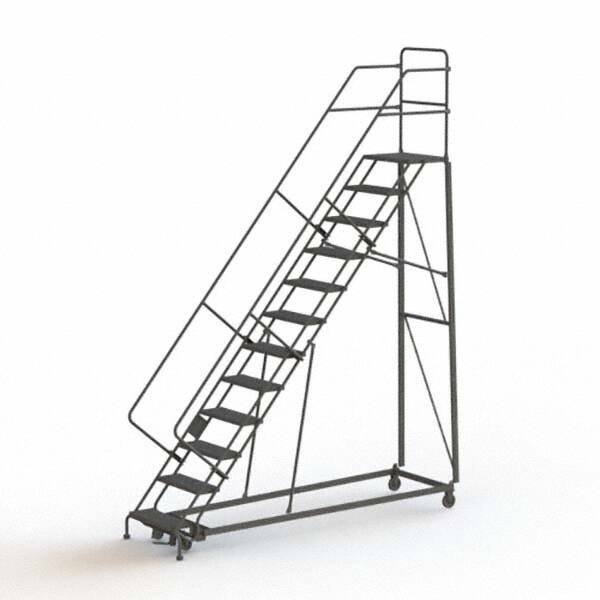 TRI-ARC - Rolling & Wall Mounted Ladders & Platforms Type: Stairway Slope Ladder Style: Rolling Safety Ladder - Eagle Tool & Supply