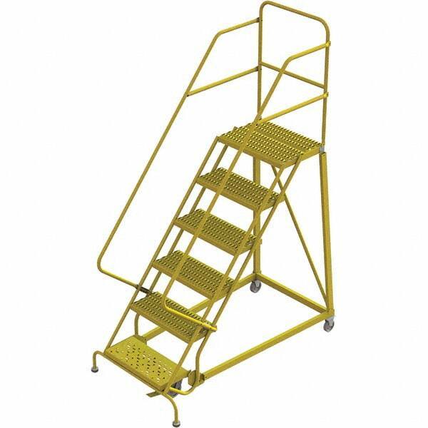 TRI-ARC - Rolling & Wall Mounted Ladders & Platforms Type: Stairway Slope Ladder Style: Forward Descent 50 Degree Incline - Eagle Tool & Supply