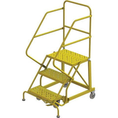 TRI-ARC - Rolling & Wall Mounted Ladders & Platforms Type: Stairway Slope Ladder Style: Forward Descent 50 Degree Incline - Eagle Tool & Supply