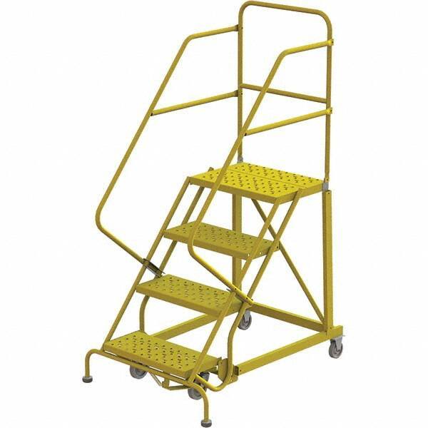 TRI-ARC - Rolling & Wall Mounted Ladders & Platforms Type: Stairway Slope Ladder Style: Forward Descent 50 Degree Incline - Eagle Tool & Supply