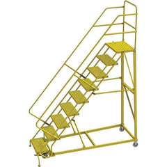 TRI-ARC - Rolling & Wall Mounted Ladders & Platforms Type: Stairway Slope Ladder Style: Forward Descent 50 Degree Incline - Eagle Tool & Supply