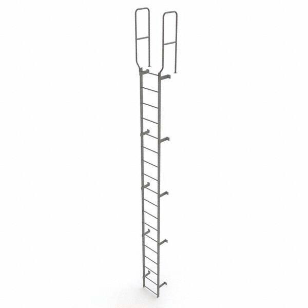 TRI-ARC - Rolling & Wall Mounted Ladders & Platforms Type: Fixed Ladder Style: Safety Cage - Eagle Tool & Supply