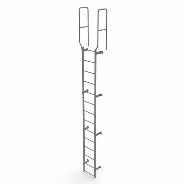 TRI-ARC - Rolling & Wall Mounted Ladders & Platforms Type: Fixed Ladder Style: Safety Cage - Eagle Tool & Supply