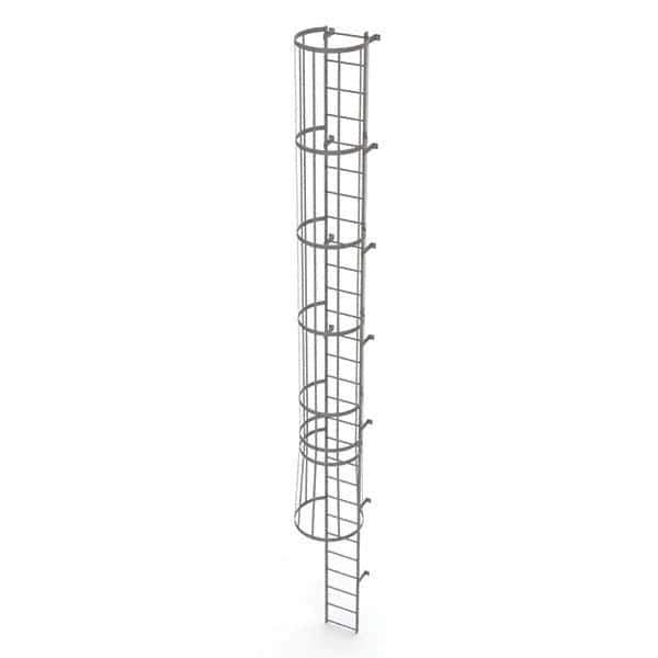 TRI-ARC - Rolling & Wall Mounted Ladders & Platforms Type: Fixed Ladder Style: Safety Cage - Eagle Tool & Supply