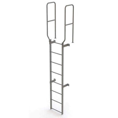 TRI-ARC - Rolling & Wall Mounted Ladders & Platforms Type: Fixed Ladder Style: Safety Cage - Eagle Tool & Supply