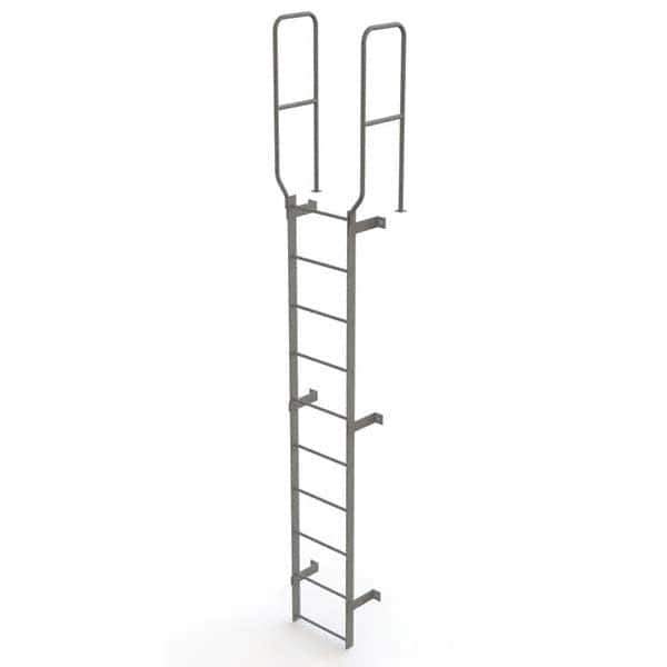TRI-ARC - Rolling & Wall Mounted Ladders & Platforms Type: Fixed Ladder Style: Safety Cage - Eagle Tool & Supply