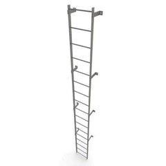 TRI-ARC - Rolling & Wall Mounted Ladders & Platforms Type: Fixed Ladder Style: Safety Cage - Eagle Tool & Supply