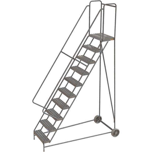 TRI-ARC - Rolling & Wall Mounted Ladders & Platforms Type: Rolling Warehouse Ladder Style: Rolling Safety Ladder - Eagle Tool & Supply