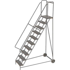 TRI-ARC - Rolling & Wall Mounted Ladders & Platforms Type: Rolling Warehouse Ladder Style: Rolling Safety Ladder - Eagle Tool & Supply