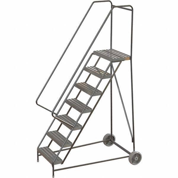 TRI-ARC - Rolling & Wall Mounted Ladders & Platforms Type: Rolling Warehouse Ladder Style: Rolling Safety Ladder - Eagle Tool & Supply