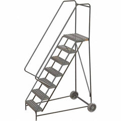 TRI-ARC - Rolling & Wall Mounted Ladders & Platforms Type: Rolling Warehouse Ladder Style: Rolling Safety Ladder - Eagle Tool & Supply