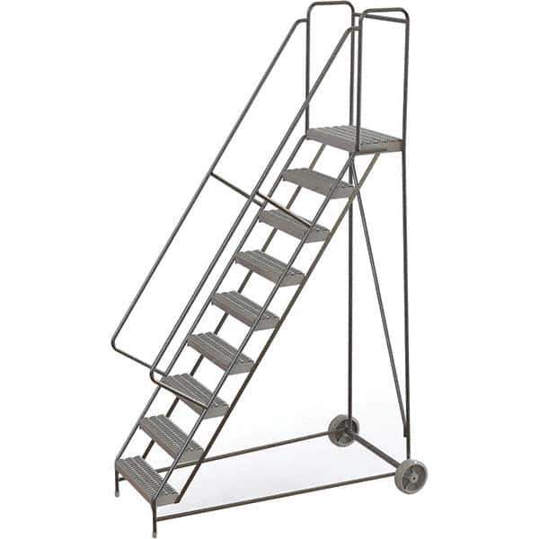 TRI-ARC - Rolling & Wall Mounted Ladders & Platforms Type: Rolling Warehouse Ladder Style: Rolling Safety Ladder - Eagle Tool & Supply