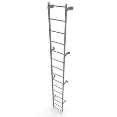 TRI-ARC - Rolling & Wall Mounted Ladders & Platforms Type: Fixed Ladder Style: Safety Cage - Eagle Tool & Supply