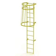 TRI-ARC - Rolling & Wall Mounted Ladders & Platforms Type: Fixed Ladder Style: Safety Cage - Eagle Tool & Supply