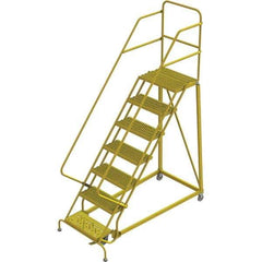 TRI-ARC - Rolling & Wall Mounted Ladders & Platforms Type: Stairway Slope Ladder Style: Forward Descent 50 Degree Incline - Eagle Tool & Supply