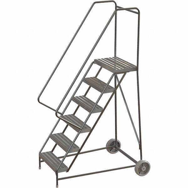 TRI-ARC - Rolling & Wall Mounted Ladders & Platforms Type: Rolling Warehouse Ladder Style: Rolling Safety Ladder - Eagle Tool & Supply