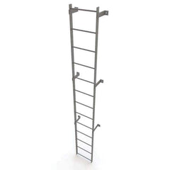 TRI-ARC - Rolling & Wall Mounted Ladders & Platforms Type: Fixed Ladder Style: Safety Cage - Eagle Tool & Supply