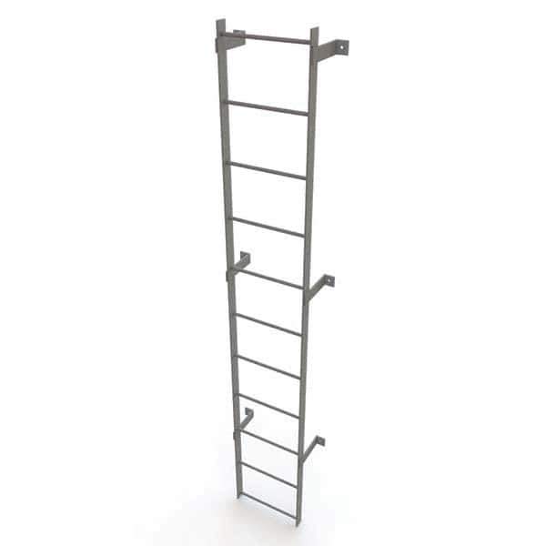 TRI-ARC - Rolling & Wall Mounted Ladders & Platforms Type: Fixed Ladder Style: Safety Cage - Eagle Tool & Supply
