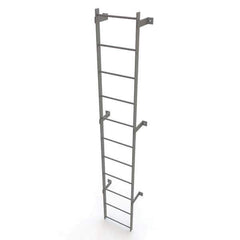 TRI-ARC - Rolling & Wall Mounted Ladders & Platforms Type: Fixed Ladder Style: Safety Cage - Eagle Tool & Supply