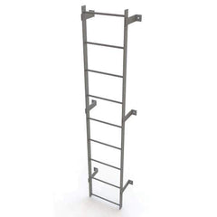 TRI-ARC - Rolling & Wall Mounted Ladders & Platforms Type: Fixed Ladder Style: Safety Cage - Eagle Tool & Supply